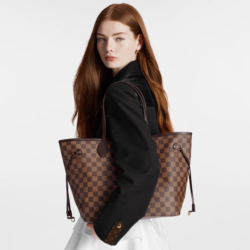 💃Authentic Louis Vuitton Damier Neverfull MM Shoulder Tote Bag - Picture 15 of 15